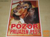 Opozorilna Tabla Basset 26,5 Cm X 17,7Cm