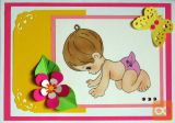 ROČNO IZDELANA TELEGRAM ČESTITKA ZG03