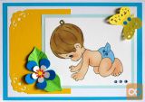 ROČNO IZDELANA TELEGRAM ČESTITKA ZG04