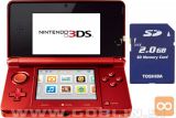 Nintendo 3Ds Rdeč + Spominska Kartica 2Gb