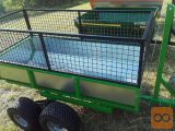 Tovorna prikolica 3 v 1, kiper - SUPER AKCIJA, ATV prikolica