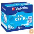 MEDIJ CD-R VERBATIM 10PK široke škatlice (43327)