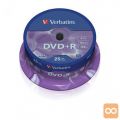 MEDIJ DVD+R VERBATIM 25PK tortica (43500)