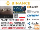 50% POPUST, BINANCE,BITCOIN,ETHEREUM,LITECOIN,IOTA,RIPPLE