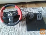 Logitech volan in stopalke