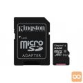 SDXC KINGSTON MICRO 64GB CANVAS SELECT, 80MB/10MB/s, UHS-I