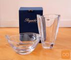 Skleda in vaza crystal Rogaška