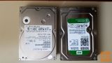 WD5000AZRX (500GB) in HDT725032VLA360 (320GB), brezhibna