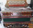 Diatonicna harmonika Avgust Zeleznik Vrhnika B Es As