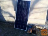 SOLARNI KOMPLET 160W 12V 2000W 220V ZA AVTODOM,VRT,HIŠO