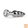 ANALNI ČEP Silver/Clear No. 5