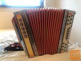 Prodam diatonično harmoniko ALPEN 38/3+3