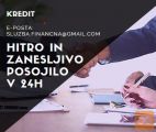 HITER POSTOPEK POSOJILA: sluzba.financna@gmail.com