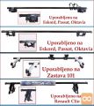 nosilec, strešni različni