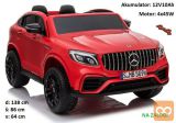 otroški avto na akumulator Mercedes GLC 63S QLS rdeč