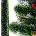 Debela girlanda za božično drevo zelena 6m