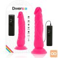 VIBRACIJSKI PENIS Diversia Flexible Pink (21 cm)