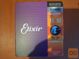 Strune 2x za akusticno kitaro 11-52 - Elixir + DAddario