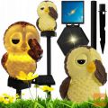 Solarna LED vrtna svetilka sovica 41cm 2W