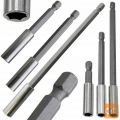 Set magnetnih podaljškov HEX za vijačnike 50 100 in 150mm