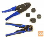 Set klešč za kabel. kontakte in stiskanje+5 matric v torbici