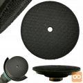 Gumiran brusni disk velcro 125 mm M14 za kotne brusilnike