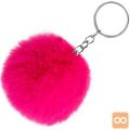 Obesek za ključe s krznenim cofom 8cm